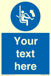 Custom Mandatory: Open safety bar of chairlift